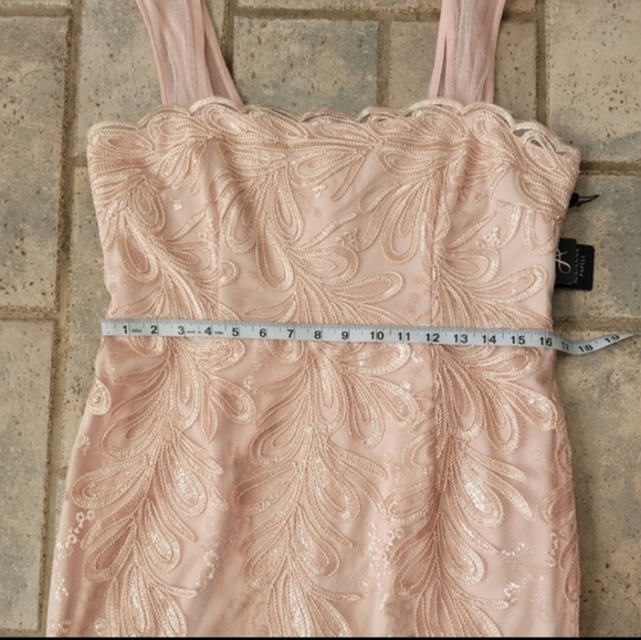 NWT Adrianna Papell Cocktail Sequin Maxi Dress Sz 12 - Picture 11 of 16